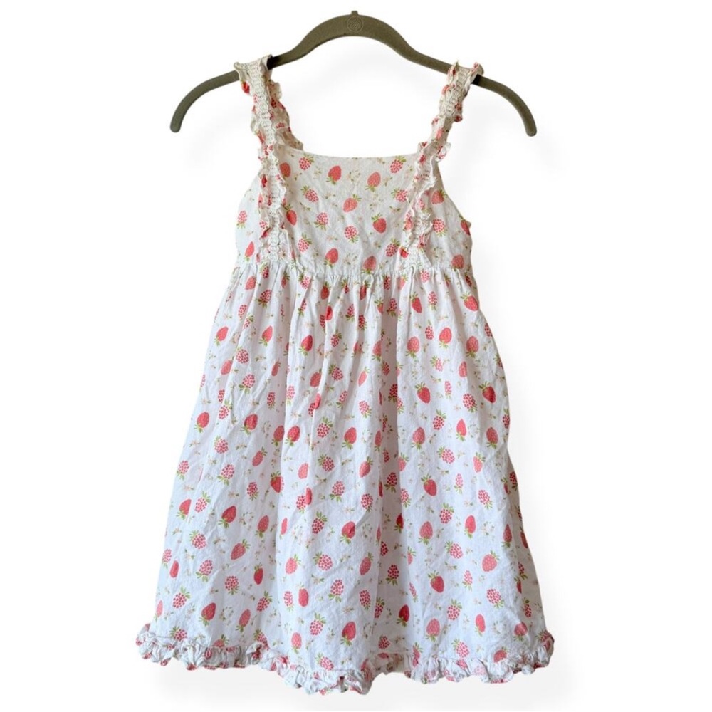 Joie Girls Raspberry Berries Sleeveless Sundress size 6